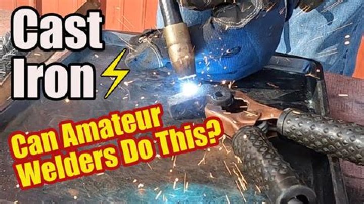 What can you weld cast iron with?