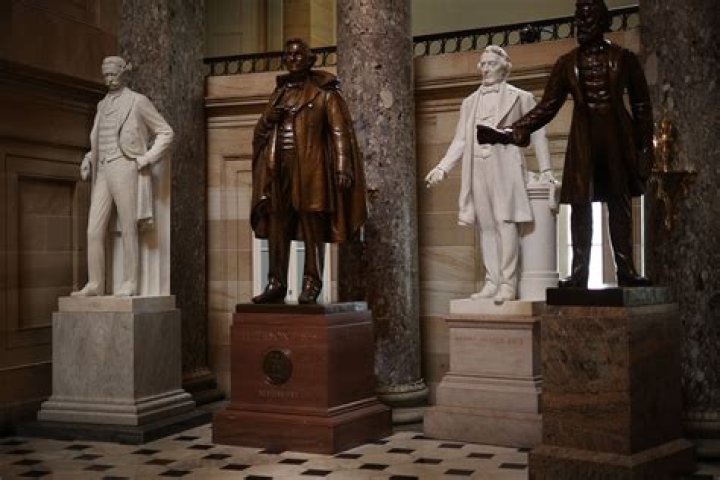 What confederate statues are in the us capitol?