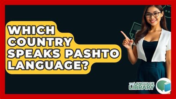 What country speaks pashto?