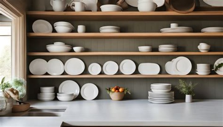 What cupboard should plates go in?