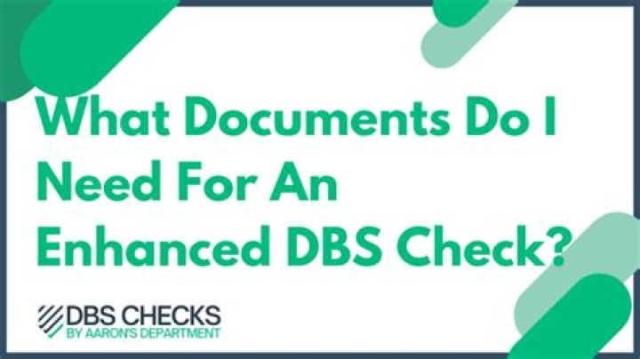 What dbs documents do i need?