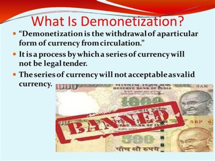 What did demonetization achieve?