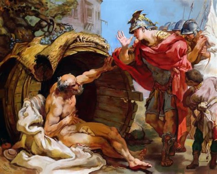 What did diogenes say to alexander the great?