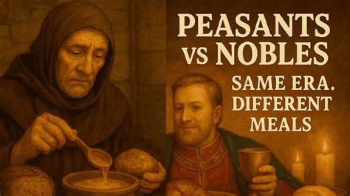 What did nobles eat in the middle ages?