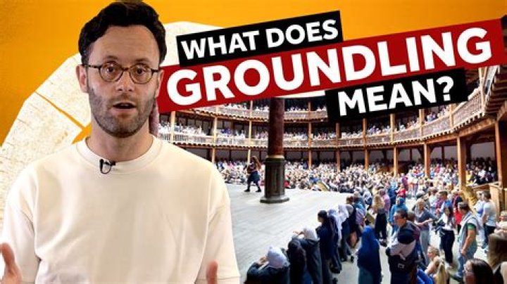 What did the groundlings do during the play?