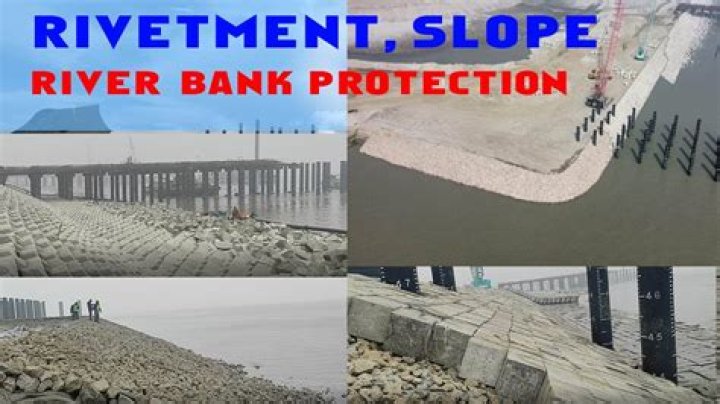 What do you mean by revetments?