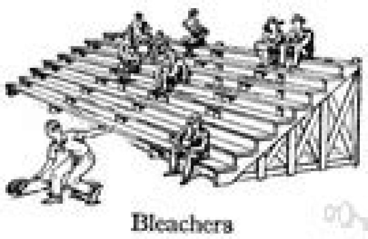 What does bleachers mean?