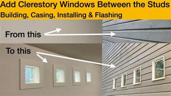 What does clerestory windows mean?