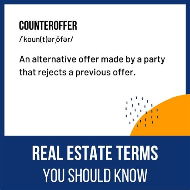 What does counteroffer mean in real estate?