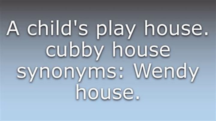 What does cubby house mean?