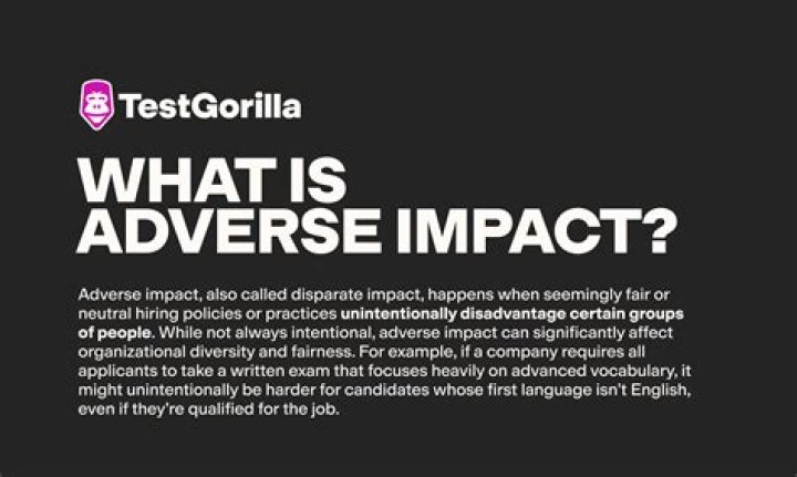What does disparate impact mean?