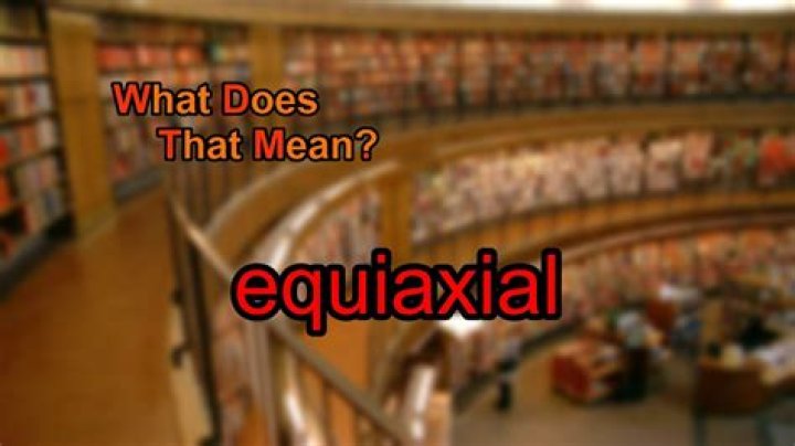 What does equiaxial mean?