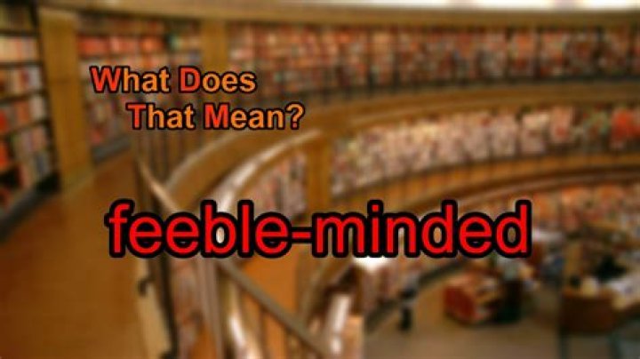 What does feeble-bodied mean?