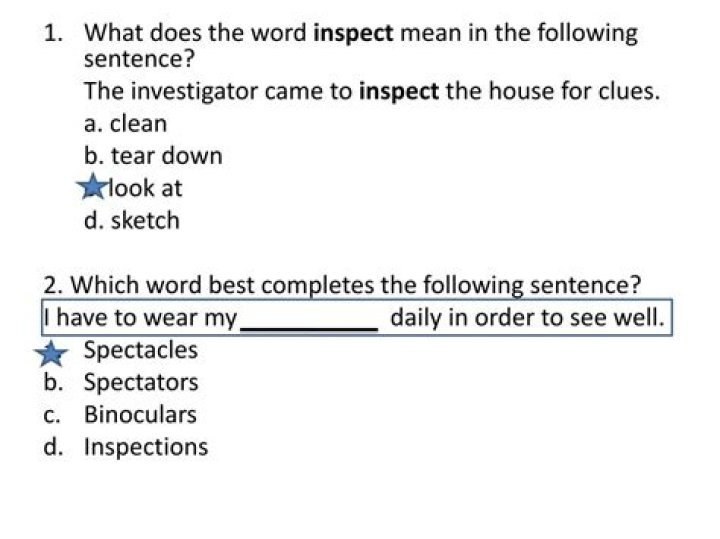 What does inspect mean?