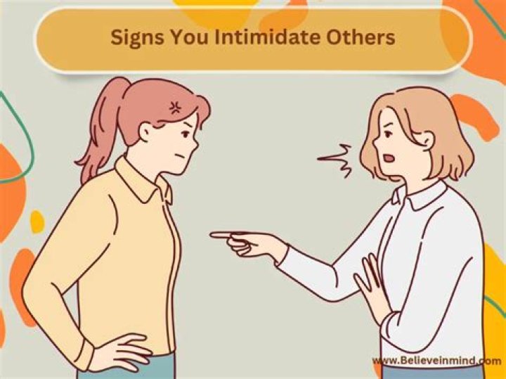 What does intimidating mean?