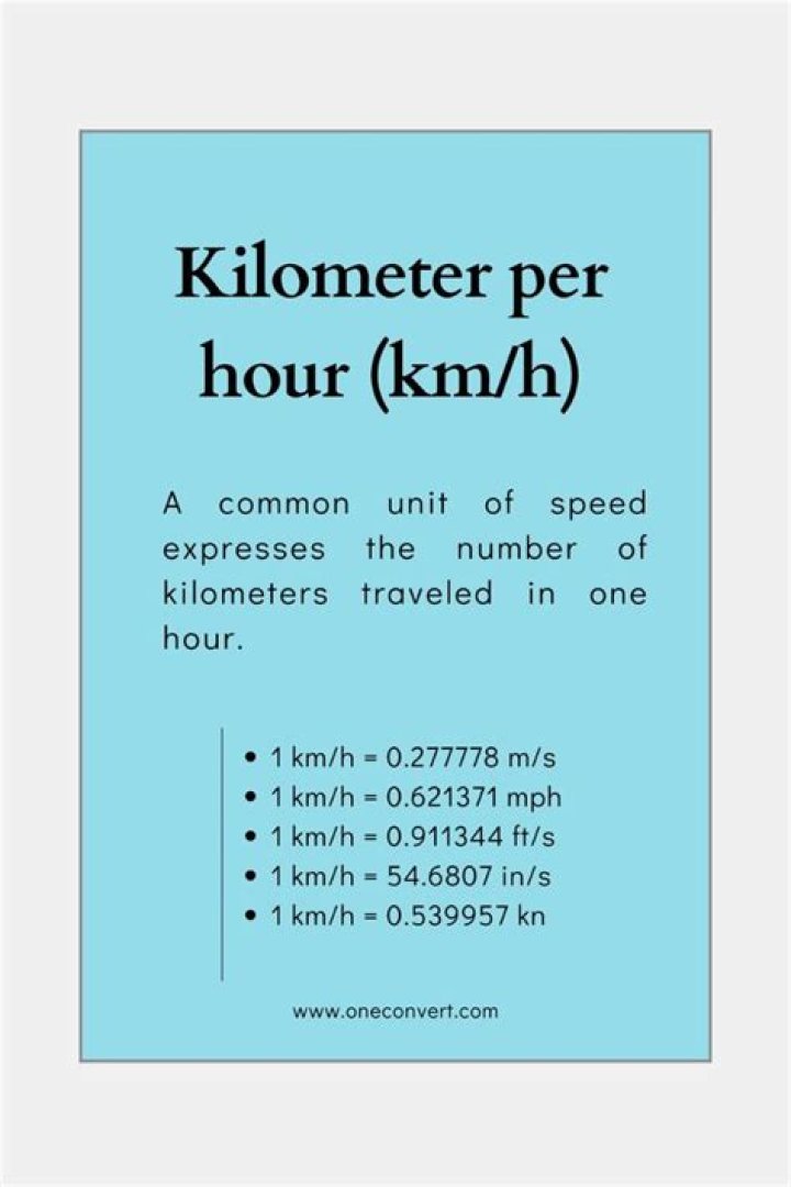 What does kilometer mean?