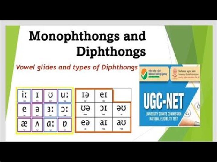 What does monophthongal mean?