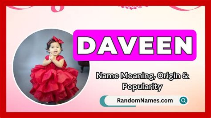 What does name daveen mean?