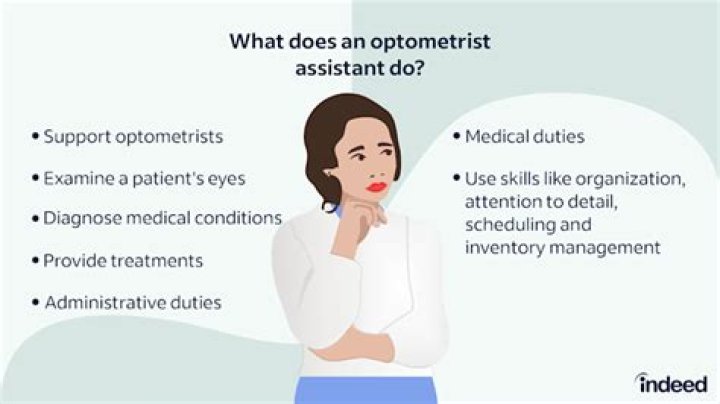What does optometric assistant do?