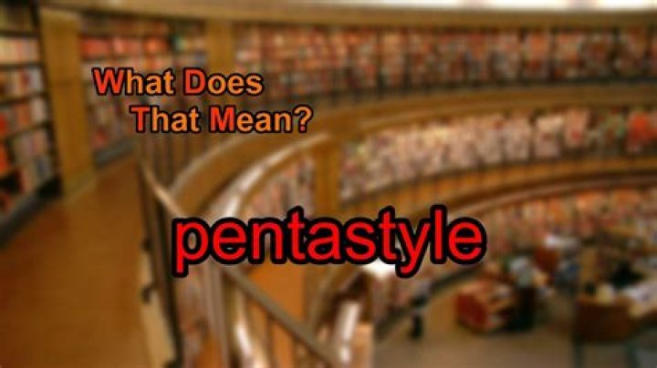 What does pentastyle mean?