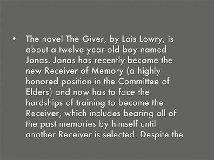 What does reeling mean in the giver?