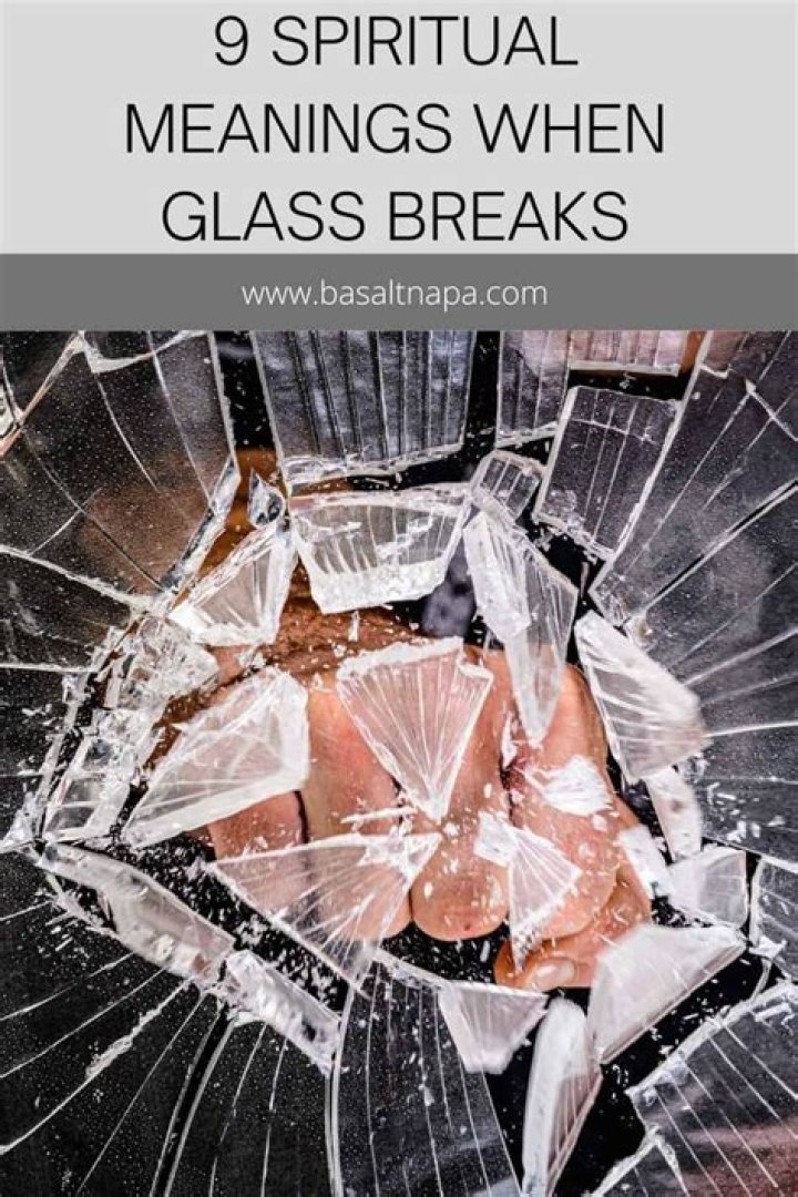 What does shattering glass mean?