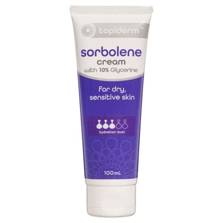 What does sorbolene cream contain?