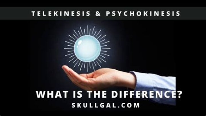 What does telekinesis mean?