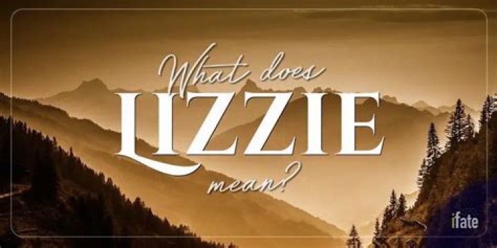 What does the name lizzie mean?