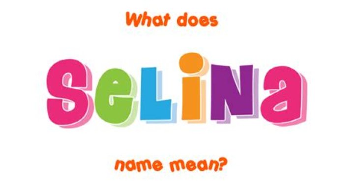 What does the name selina mean?