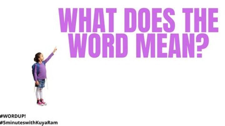 What does the word rummies mean?