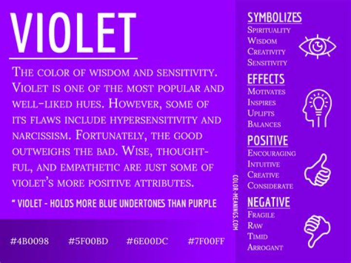 What does violet mean?