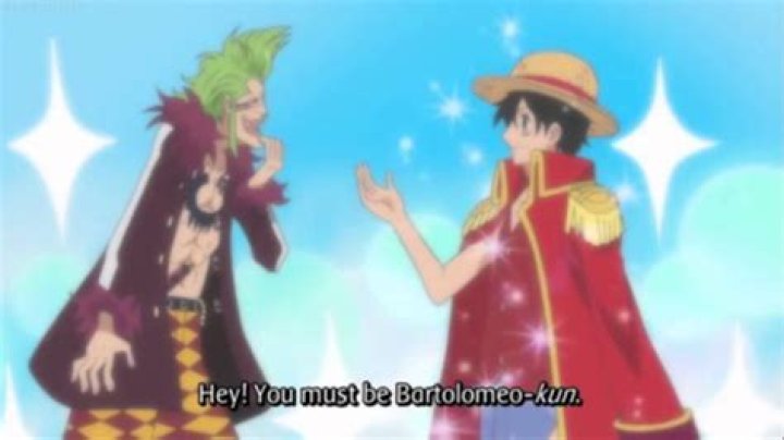 What episode does bartolomeo meet luffy?