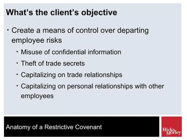 What factors determine the enforceability of a restrictive covenant?