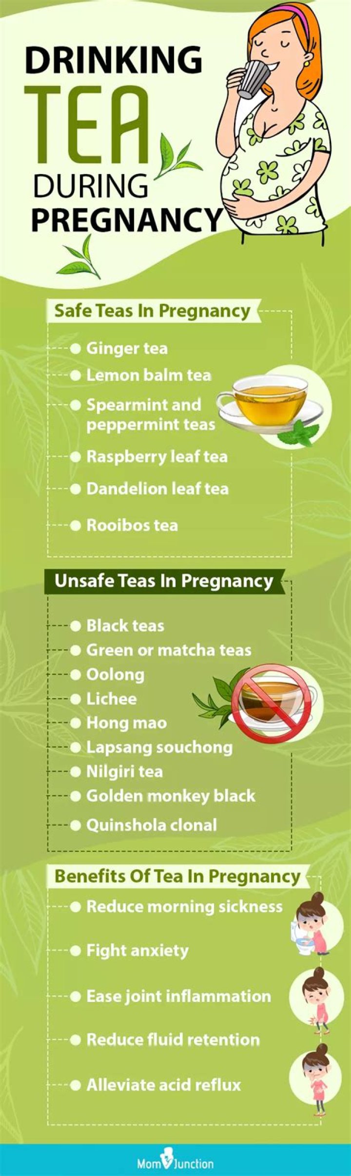 What herbal teas are safe during pregnancy?