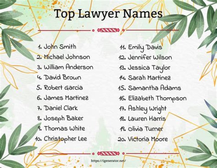 What initials go after a lawyer's name?