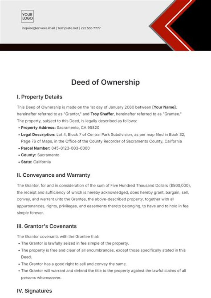 What is a deed of inspectorship?