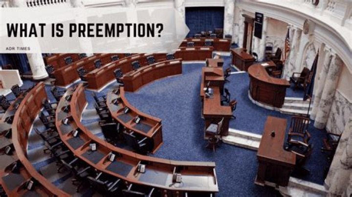 What is a preemption?