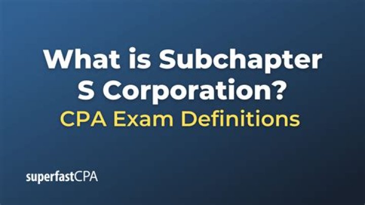 What is a subchapter c corporation?