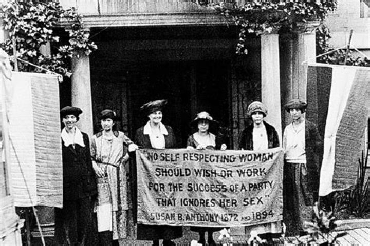 What is a suffragist?