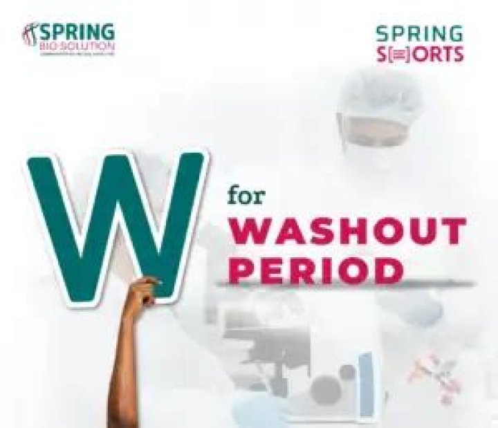 What is a washout period?
