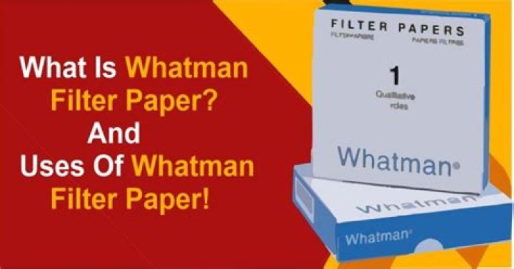What is a whatman used for?
