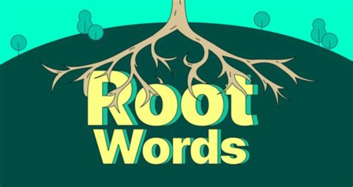What is a word with the root verbum?