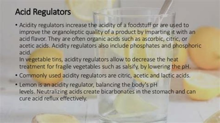 What is acidity regulator 330?