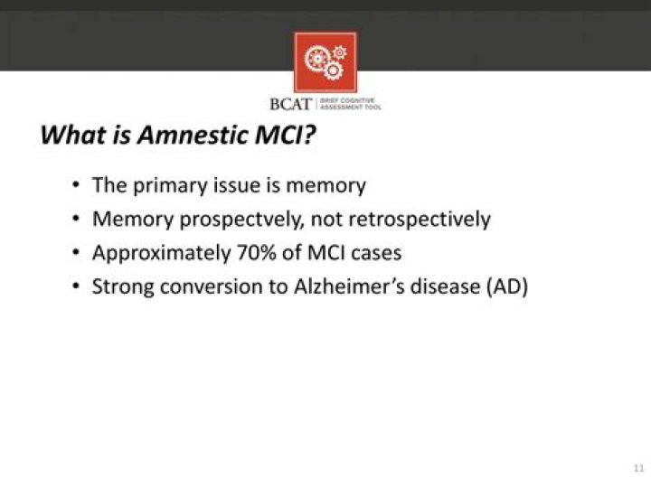 What is amnestic mci?