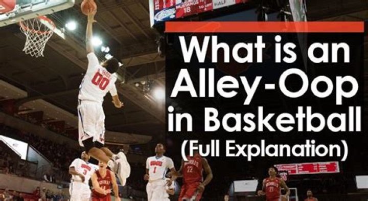 What is an alley oop?