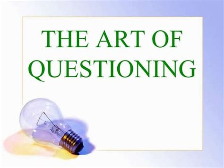 What is art of questioning?