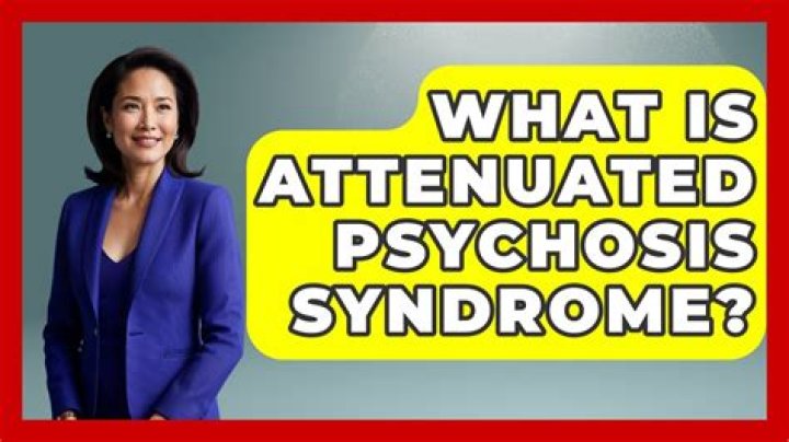What is attenuated psychosis syndrome?