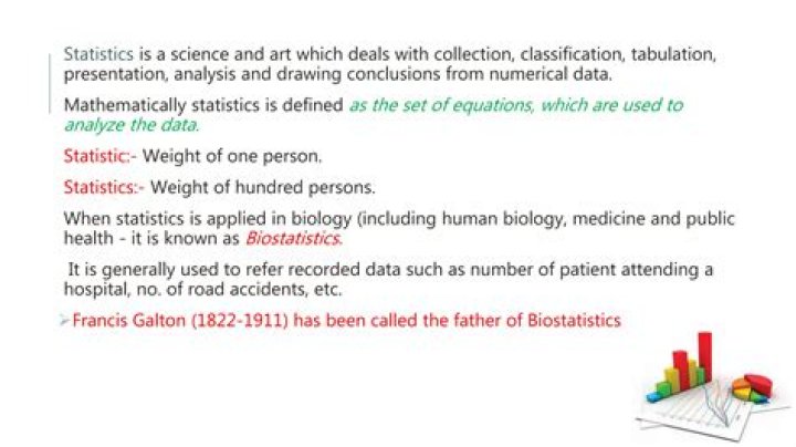 What is biostatistics in nursing?