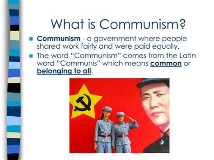 What is communism mean?